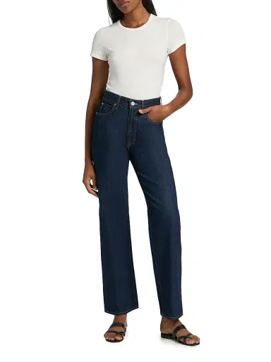 SLVRLAKE Women's London Straight-Leg Jeans - Midnight Mile - Size 32 | Thumbnail 2