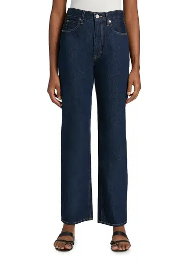 SLVRLAKE Women's London Straight-Leg Jeans - Midnight Mile - Size 32 | Thumbnail 3