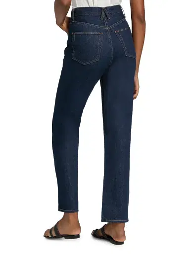 SLVRLAKE Women's London Straight-Leg Jeans - Midnight Mile - Size 32 | Thumbnail 5