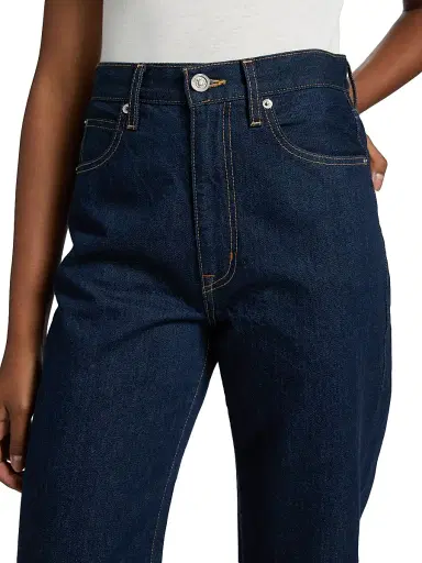 SLVRLAKE Women's London Straight-Leg Jeans - Midnight Mile - Size 32 | Thumbnail 6