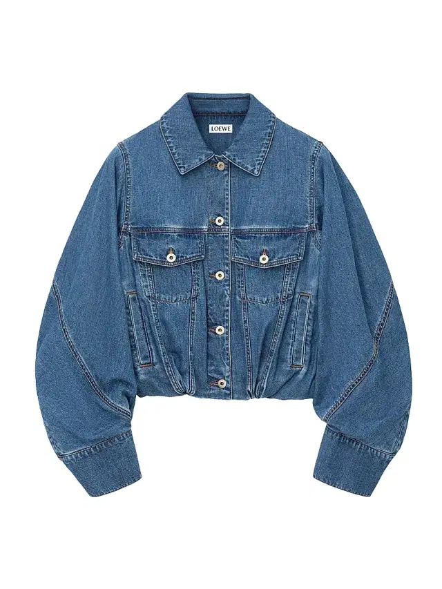 Women's Denim Bomber Jacket - Light Blue