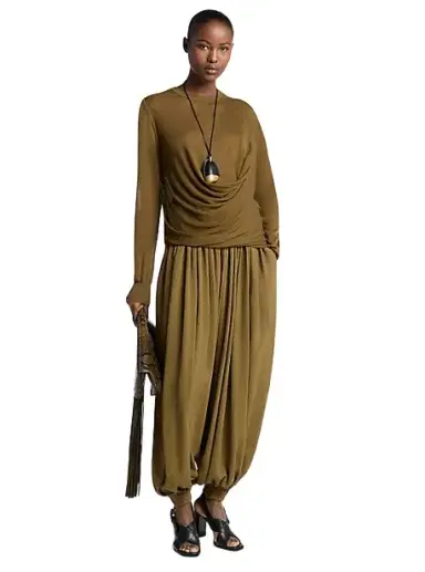 Michael Kors Collection Draped Gauze Sweater | Thumbnail 1