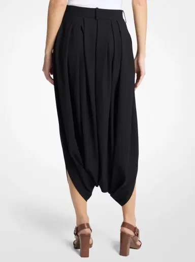 Michael Kors Collection Draped Tissue Wool Culottes | Thumbnail 12