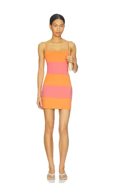 susana monaco String Colorblock Mini Dress | Thumbnail 1 susana monaco String Colorblock Mini Dress | Thumbnail 1