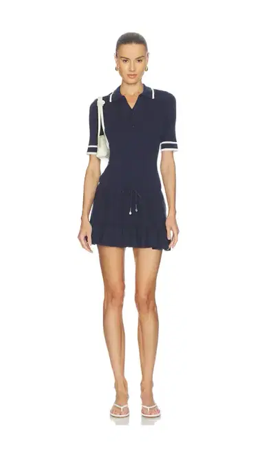 The Upside Plume Knit Collared Dress | Thumbnail 1
