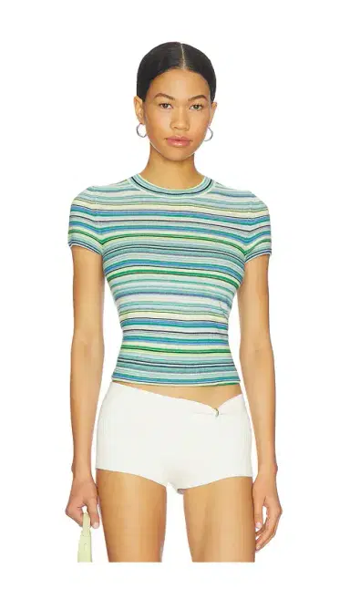 Pistola Selene Short Sleeve Sweater Tee Shirt | Thumbnail 1