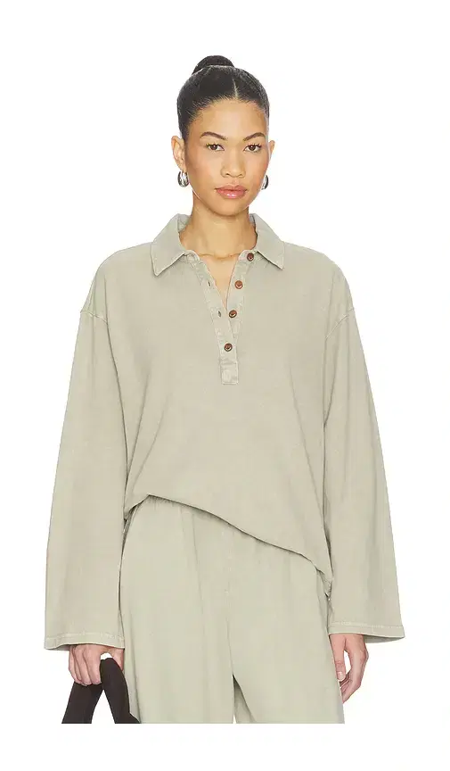 THE UPSIDE Soho Rhea Collared Top