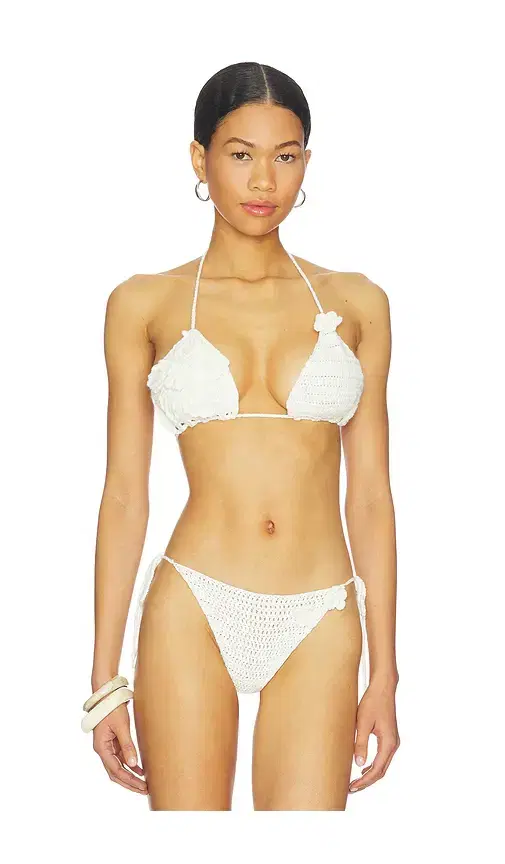 MORE TO COME Lakeisha Crochet Bikini Top