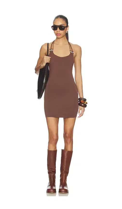 superdown Blanche Halter Mini Dress