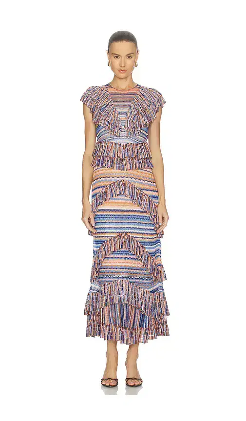 Ulla Johnson Raina Ruffle Knit Dress