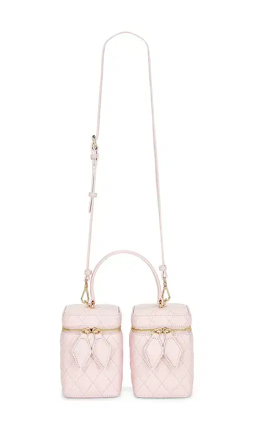 AKNVAS Rox Mini Quilted Leather Double Box Bag