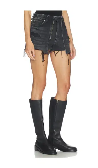 Alexander Wang Distressed Double Layer Skort | Thumbnail 2