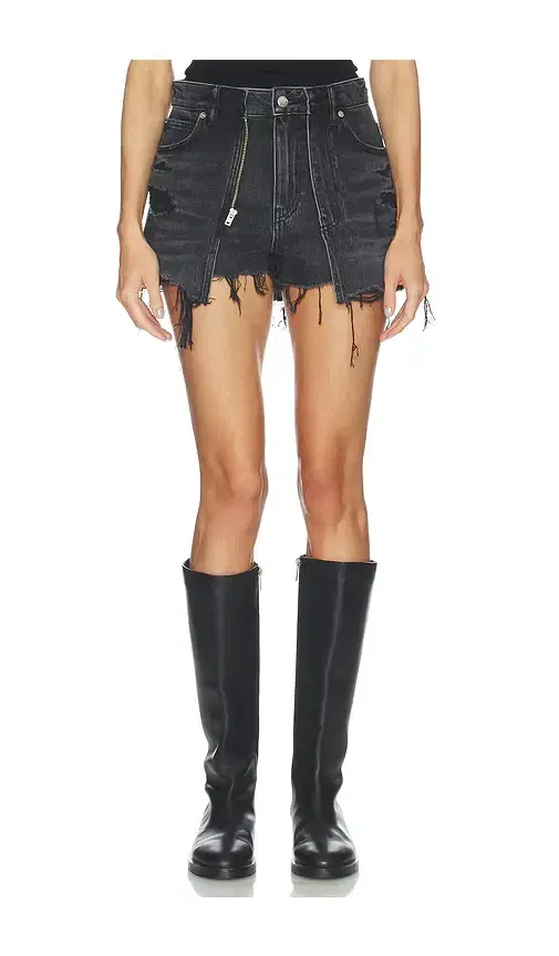 Distressed Double Layer Skort