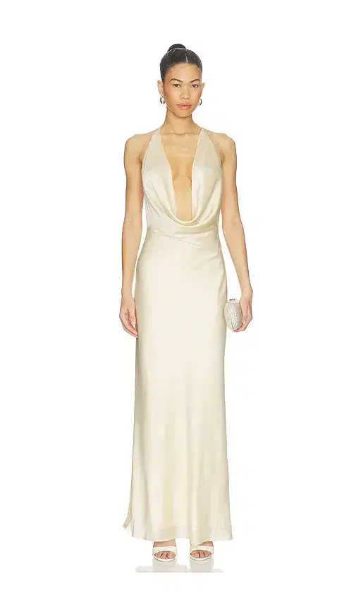 Chiffon Halter Dress