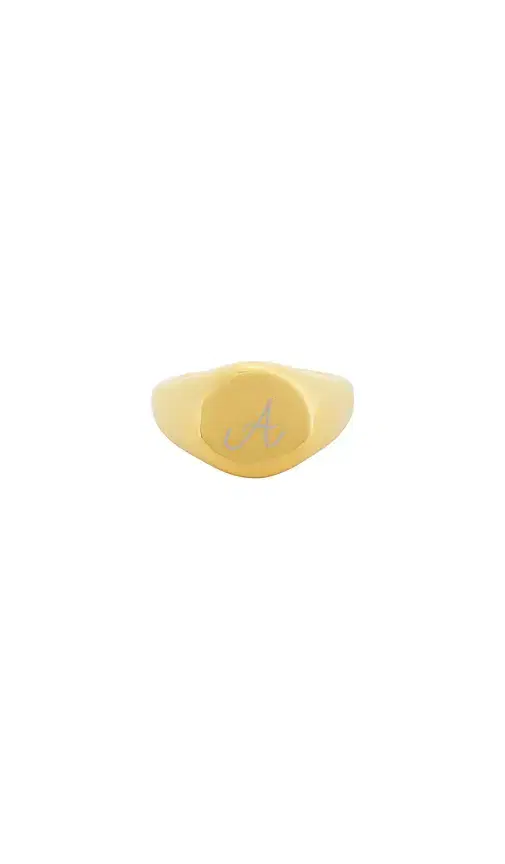 petit moments Initial Love Letter Ring