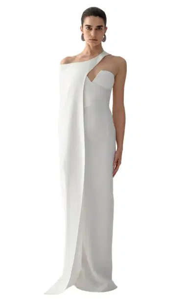 The New Arrivals Ilkyaz Ozel Ecliptica Draped Cape | Thumbnail 1