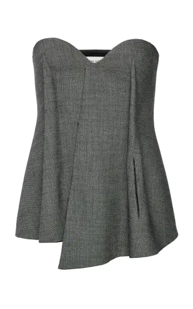 Magda Butrym Wool-Blend Strapless Top | Thumbnail 1