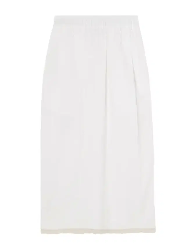 Lace-trimmed Poplin Midi Skirt