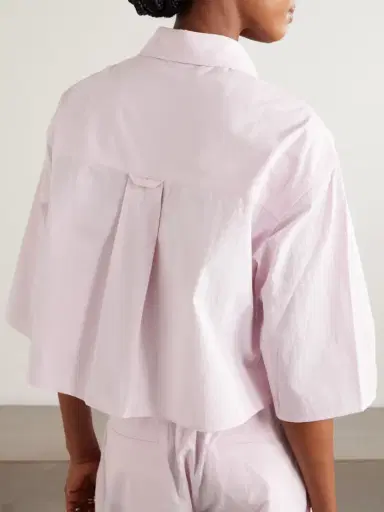 Maria McManus Cropped Organic Cotton-poplin Shirt | Thumbnail 3 Maria McManus Cropped Organic Cotton-poplin Shirt | Thumbnail 3