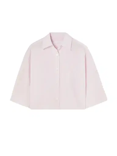 Maria McManus Cropped Organic Cotton-poplin Shirt | Thumbnail 1 Maria McManus Cropped Organic Cotton-poplin Shirt | Thumbnail 1