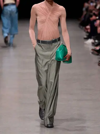 Stella McCartney Pleated Wool-blend Straight-leg Pants | Thumbnail 6