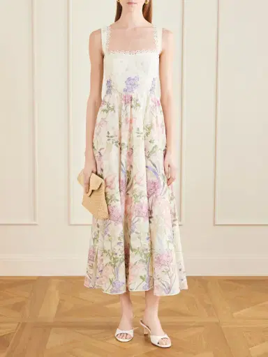 Charo Ruiz Crissy Floral Printed Cotton-blend Maxi Dress | Thumbnail 2 Charo Ruiz Crissy Floral Printed Cotton-blend Maxi Dress | Thumbnail 2