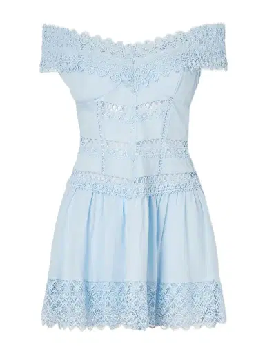 Charo Ruiz Eliane Cotton-blend Mini Dress | Thumbnail 1 Charo Ruiz Eliane Cotton-blend Mini Dress | Thumbnail 1