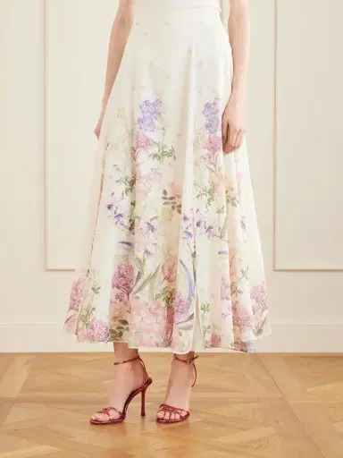 Charo Ruiz Ventine Floral-print Cotton-blend Maxi Skirt | Thumbnail 3 Charo Ruiz Ventine Floral-print Cotton-blend Maxi Skirt | Thumbnail 3