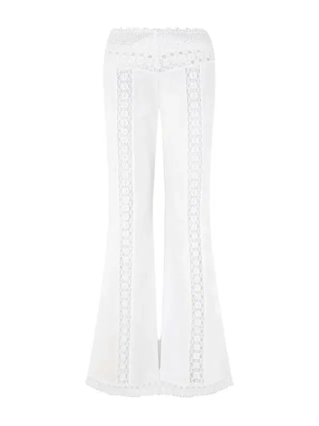 Charo Ruiz Vianora Cotton-blend Wide-leg Pants
