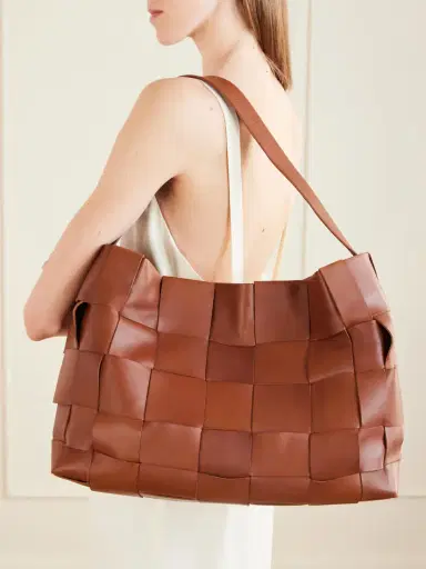 St. Agni Woven Leather Tote | Thumbnail 3 St. Agni Woven Leather Tote | Thumbnail 3