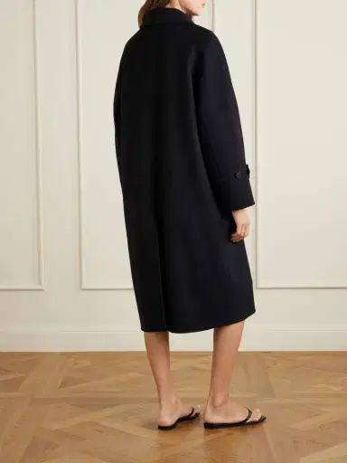 Auralee Melton Wool Coat | Thumbnail 4 Auralee Melton Wool Coat | Thumbnail 4
