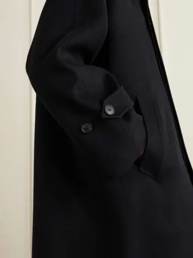 Auralee Melton Wool Coat | Thumbnail 5 Auralee Melton Wool Coat | Thumbnail 5