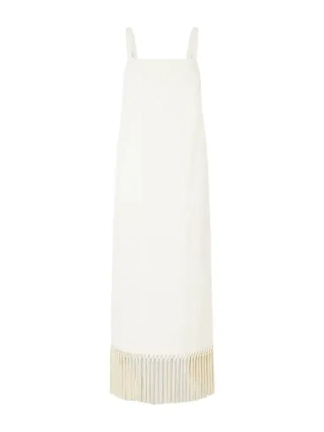 Taller Marmo Palermo Fringed Crepe Midi Dress