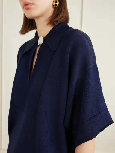 Jil Sander Knitted Polo Shirt | Thumbnail 4 Jil Sander Knitted Polo Shirt | Thumbnail 4