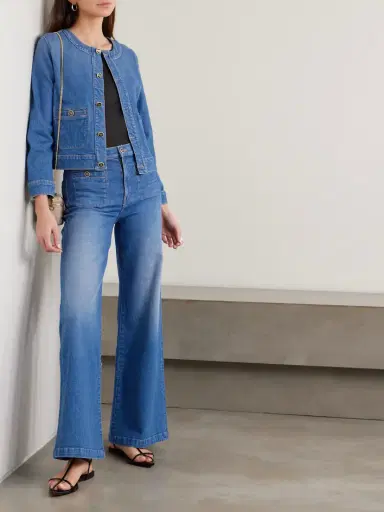 Mother Stashed Hustler Roller Sneak High-rise Bootcut Jeans | Thumbnail 2 Mother Stashed Hustler Roller Sneak High-rise Bootcut Jeans | Thumbnail 2