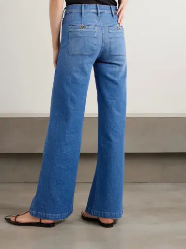 Mother Stashed Hustler Roller Sneak High-rise Bootcut Jeans | Thumbnail 4 Mother Stashed Hustler Roller Sneak High-rise Bootcut Jeans | Thumbnail 4
