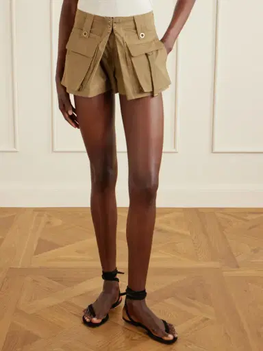 Isabel Marant Barta Cotton Straight-leg Shorts | Thumbnail 3