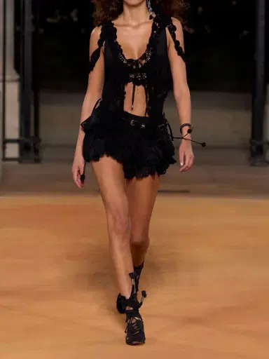 Isabel Marant Neis Embroidered Cotton And Silk-blend Shorts | Thumbnail 5 Isabel Marant Neis Embroidered Cotton And Silk-blend Shorts | Thumbnail 5