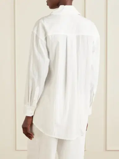 Isabel Marant Chely Appliquéd Tencel™ Lyocell Shirt | Thumbnail 4