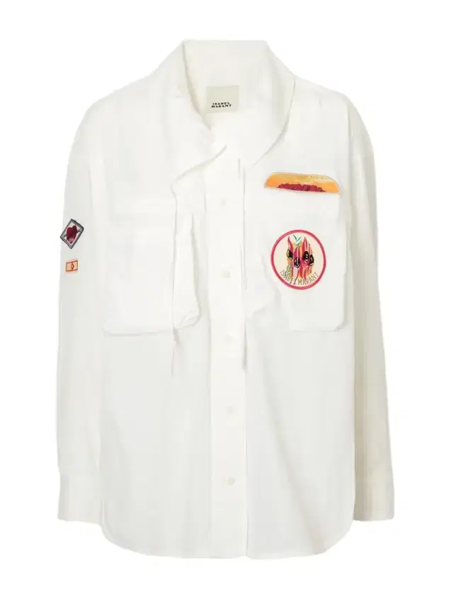 Chely Appliquéd Tencel™ Lyocell Shirt