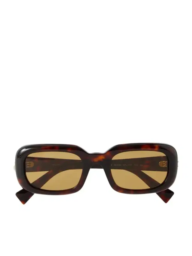 Square-frame Acetate Sunglasses
