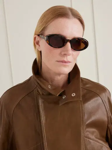 Miu Miu Eyewear Rounded-frame Acetate Sunglasses | Thumbnail 2