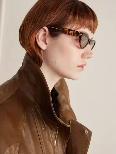 Miu Miu Eyewear Cat-eye Acetate Sunglasses | Thumbnail 5