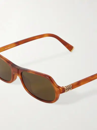 Miu Miu Eyewear Round-frame Acetate Sunglasses | Thumbnail 4
