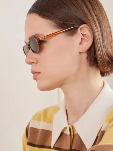 Miu Miu Eyewear Round-frame Acetate Sunglasses | Thumbnail 5