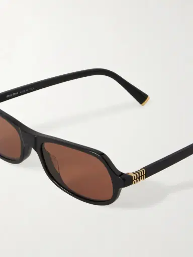 Miu Miu Eyewear Round-frame Acetate Sunglasses | Thumbnail 4