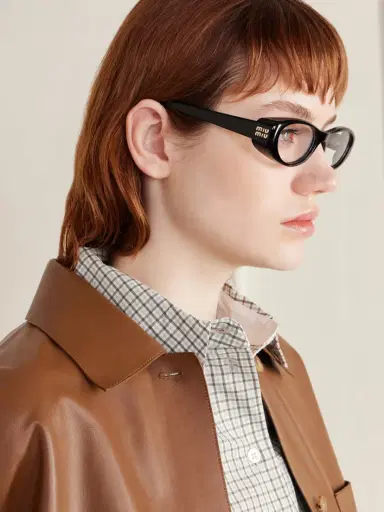 Miu Miu Eyewear Cat-eye Frame Acetate Optical Glasses | Thumbnail 5 Miu Miu Eyewear Cat-eye Frame Acetate Optical Glasses | Thumbnail 5