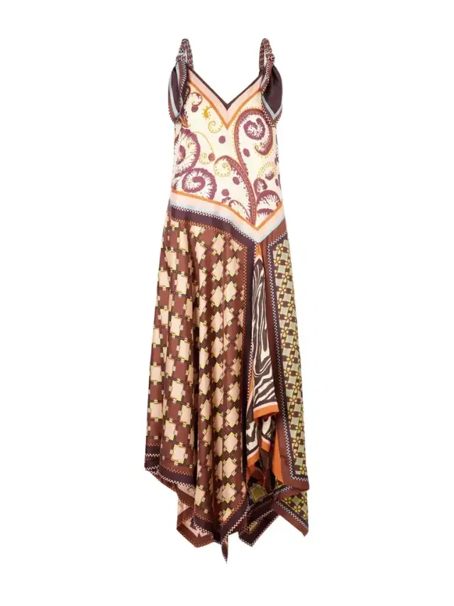 Wilson Silk Twill Midi Dress