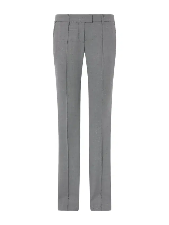 Wool And Cotton-blend Straight-leg Pants