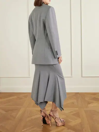 The Attico Wool And Cotton-blend Blazer | Thumbnail 3